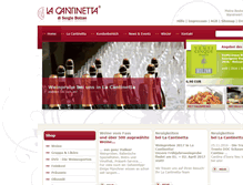 Tablet Screenshot of lacantinetta-shop.de
